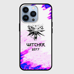 Чехол для iPhone 13 Pro The Witcher colors neon, цвет: 3D-черный