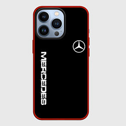 Чехол iPhone 13 Pro Mercedes benz logo white auto