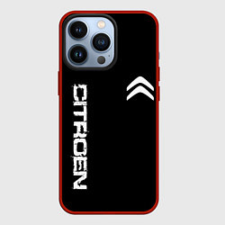 Чехол iPhone 13 Pro Citroen logo white