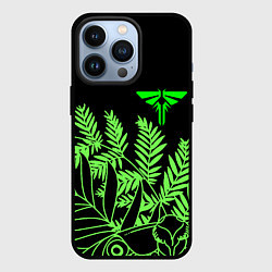 Чехол для iPhone 13 Pro The Last of Us acid logo, цвет: 3D-черный