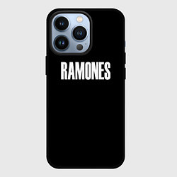 Чехол iPhone 13 Pro Ramones white logo