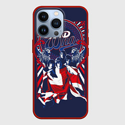 Чехол для iPhone 13 Pro English rock band The Who, цвет: 3D-красный