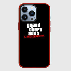 Чехол для iPhone 13 Pro Либерти сити гта, цвет: 3D-красный