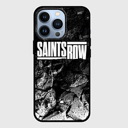 Чехол для iPhone 13 Pro Saints Row black graphite, цвет: 3D-черный