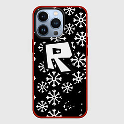 Чехол для iPhone 13 Pro Roblox winter, цвет: 3D-красный