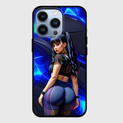 Чехол для iPhone 13 Pro Девушка в обтягивающих лосинах, цвет: 3D-черный