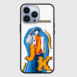 Чехол для iPhone 13 Pro BTS Jeon Jungkook, цвет: 3D-черный