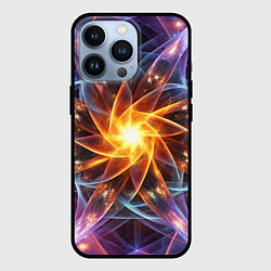 Чехол для iPhone 13 Pro Закрученная абстракция, цвет: 3D-черный