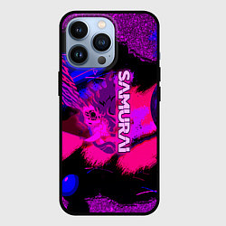 Чехол для iPhone 13 Pro Samurai ретровейв, цвет: 3D-черный