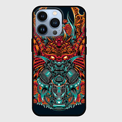 Чехол для iPhone 13 Pro Киборг самурай, цвет: 3D-черный