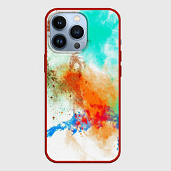 Чехол iPhone 13 Pro Штрихи красок цветные