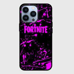 Чехол для iPhone 13 Pro Fortnite краски, цвет: 3D-черный