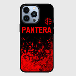 Чехол iPhone 13 Pro Pantera - red gradient посередине