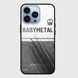 Чехол для iPhone 13 Pro Babymetal - white gradient посередине, цвет: 3D-черный