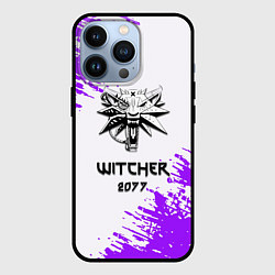 Чехол для iPhone 13 Pro The Witcher 2077 неоновые краски, цвет: 3D-черный