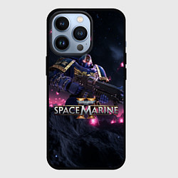 Чехол для iPhone 13 Pro Темный ультрамарин Warhammer 40000 space marine 2, цвет: 3D-черный