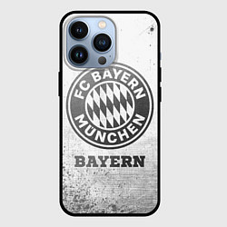 Чехол для iPhone 13 Pro Bayern - white gradient, цвет: 3D-черный