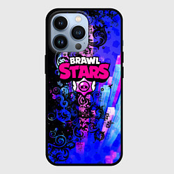 Чехол для iPhone 13 Pro Brawl stars neon abstraction, цвет: 3D-черный