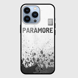 Чехол для iPhone 13 Pro Paramore - white gradient посередине, цвет: 3D-черный