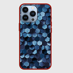 Чехол для iPhone 13 Pro Холодные соты, цвет: 3D-красный