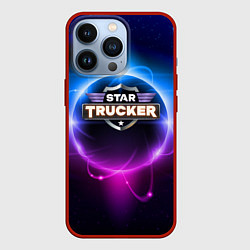 Чехол для iPhone 13 Pro Star Trucker logo, цвет: 3D-красный