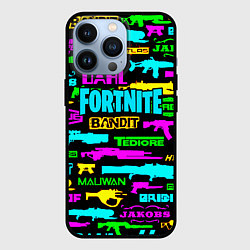 Чехол для iPhone 13 Pro Fortnite games, цвет: 3D-черный