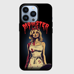 Чехол для iPhone 13 Pro Momster - vampire - на хэллоуин, цвет: 3D-черный