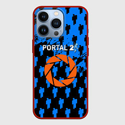 Чехол для iPhone 13 Pro Portal человечки, цвет: 3D-красный