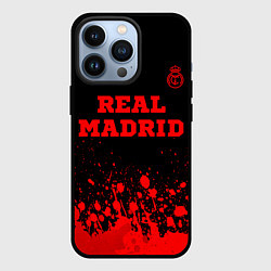 Чехол для iPhone 13 Pro Real Madrid - red gradient посередине, цвет: 3D-черный