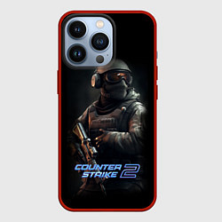 Чехол для iPhone 13 Pro CS counter terrorist, цвет: 3D-красный