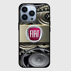 Чехол для iPhone 13 Pro FIAT logo motors, цвет: 3D-черный