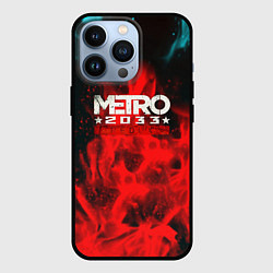 Чехол для iPhone 13 Pro Metro 2033 fire, цвет: 3D-черный