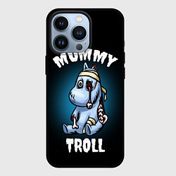 Чехол для iPhone 13 Pro Mummy troll, цвет: 3D-черный