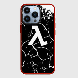 Чехол для iPhone 13 Pro Half life pattern краски, цвет: 3D-красный