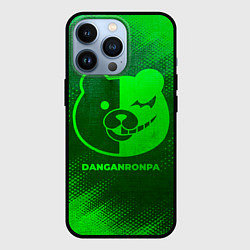 Чехол для iPhone 13 Pro Danganronpa - green gradient, цвет: 3D-черный