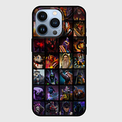 Чехол iPhone 13 Pro Dota 2 - все персонажи