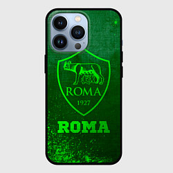 Чехол для iPhone 13 Pro Roma - green gradient, цвет: 3D-черный