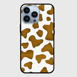Чехол для iPhone 13 Pro Пятна коровы, цвет: 3D-черный