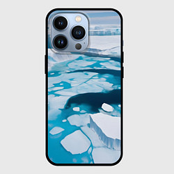 Чехол для iPhone 13 Pro Арктический лед, цвет: 3D-черный