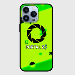 Чехол для iPhone 13 Pro Portal 2 geometry steel, цвет: 3D-черный