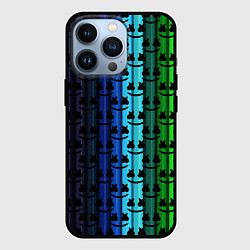 Чехол для iPhone 13 Pro Marshmello gradient, цвет: 3D-черный