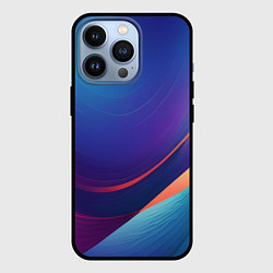 Чехол для iPhone 13 Pro Красивый градиент абстракция, цвет: 3D-черный