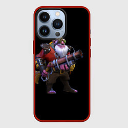 Чехол для iPhone 13 Pro Снайпер Dota 2, цвет: 3D-красный