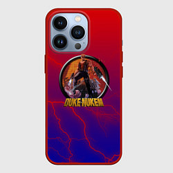 Чехол для iPhone 13 Pro Duke Nukem storm, цвет: 3D-красный