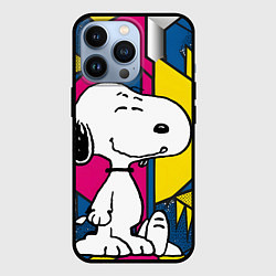 Чехол iPhone 13 Pro Снупи поп-арт