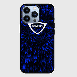 Чехол для iPhone 13 Pro Genesis blue energy, цвет: 3D-черный