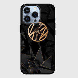 Чехол для iPhone 13 Pro Stray Kids golden poly, цвет: 3D-черный