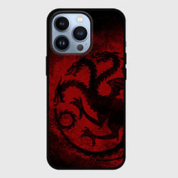 Чехол для iPhone 13 Pro Targaryen house Game of Thrones, цвет: 3D-черный