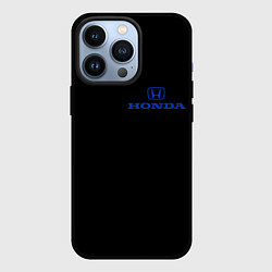 Чехол для iPhone 13 Pro Honda blue logo, цвет: 3D-черный