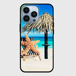 Чехол для iPhone 13 Pro Resort, цвет: 3D-черный